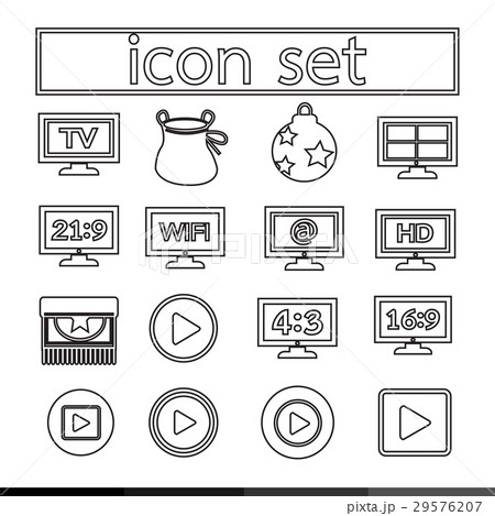 icon set illustration design 29576207