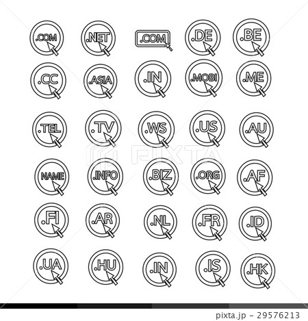 Domain Dot illustration design 29576213