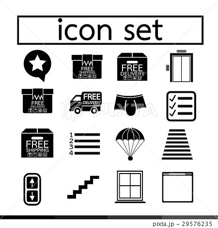 icon set illustration design 29576235