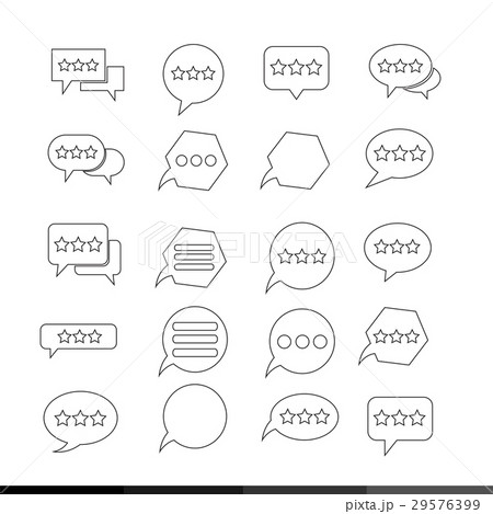 speech bubble set illustration design speech bubble set illustration design 29576399