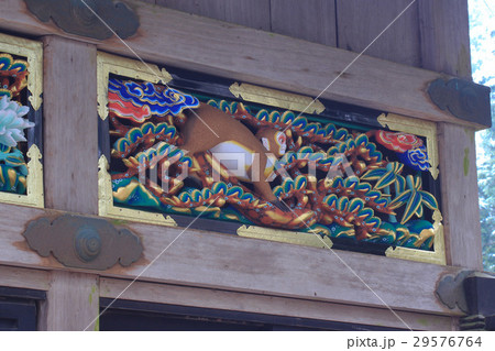 日光東照宮 神厩舎 猿の彫刻 日光東照宮 神厩舎 猿の彫刻 29576764