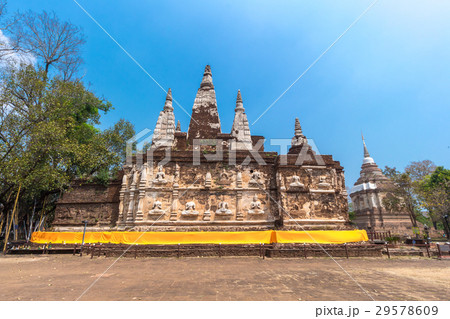 Wat Chet Yot, seven pagoda temple in Chiang Mai Wat Chet Yot, seven pagoda temple in Chiang Mai 29578609