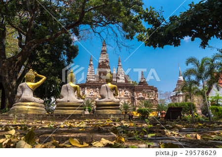 Wat Chet Yot, seven pagoda temple  in Chiang Mai 29578629