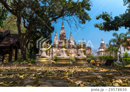 Wat Chet Yot, seven pagoda temple  in Chiang Mai 29578630