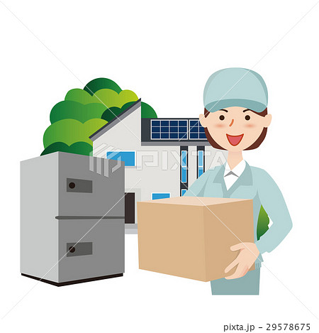 作業員 配達 宅配ボックス 作業員 配達 宅配ボックス 29578675
