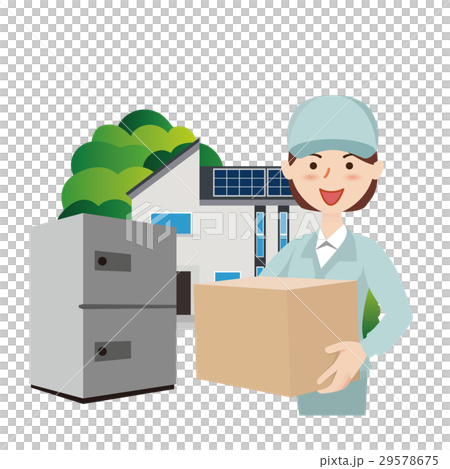作業員 配達 宅配ボックス 作業員 配達 宅配ボックス 29578675