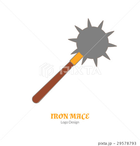 Medieval colorful logo emblem template, flat style 29578793