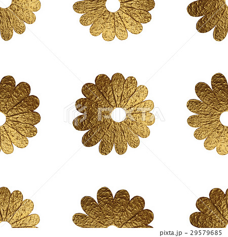 Gold abstract flowers pattern. Hand paint texture. Gold abstract flowers pattern. Hand paint texture. 29579685