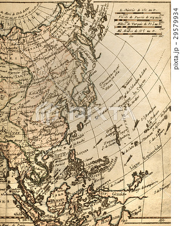 アンティークの古地図 アジア アンティークの古地図 アジア 29579934