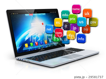 Internet and domain names concept Internet and domain names concept 29581737