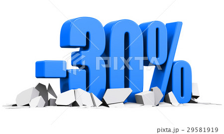 30 percent sale and discount advertisement concept 30 percent sale and discount advertisement concept 29581919