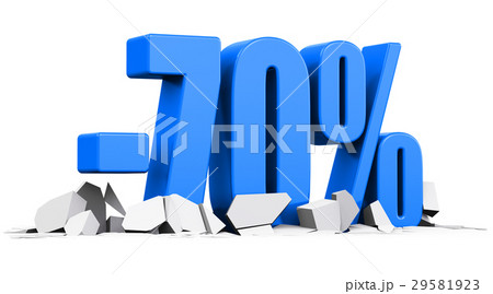 70 percent sale and discount advertisement concept 70 percent sale and discount advertisement concept 29581923