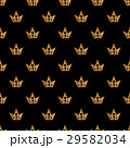 Crown pattern. Hand painted seamless background. 29582034