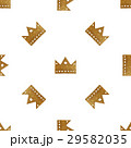 Crown pattern. Hand painted seamless background. 29582035