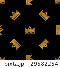 Crown pattern. Hand painted seamless background. 29582254