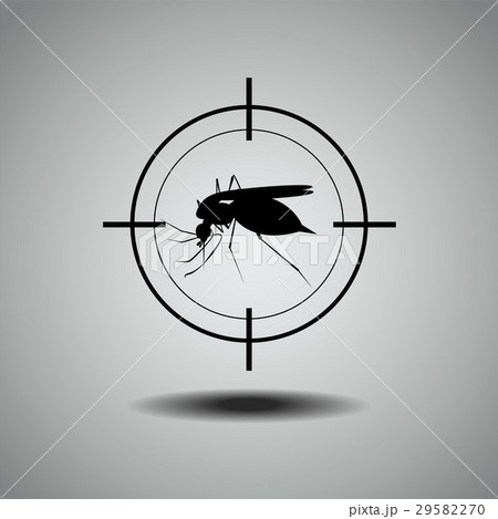 stop mosquito , flat icon design,logo 29582270