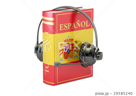 Spanish language textbook with headset Spanish language textbook with headset 29585240