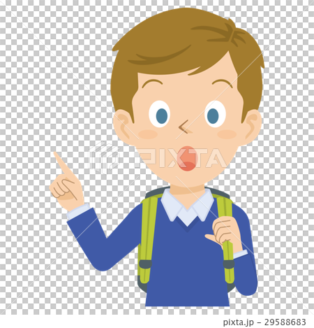 Foreign male upper body illustration Foreign male upper body illustration 29588683