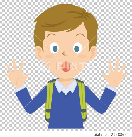 外国人　男性　上半身　イラスト 29588684