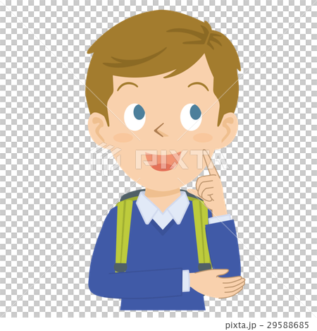 外国人　男性　上半身　イラスト 29588685