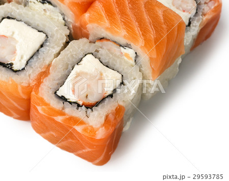 close up view of filadelphia roll 29593785