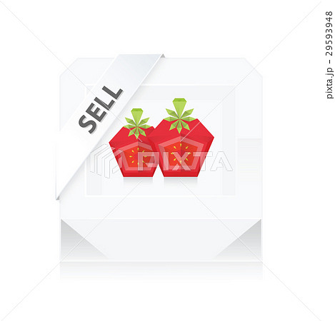 Sell Box dissect Tomato 3D Origami Icon Sell Box dissect Tomato 3D Origami Icon 29593948