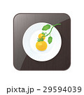 Tomato tree Yellow Color icon and button 29594039