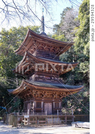 【旧国宝・現重要文化財】小山寺（富谷観音）三重塔 29594328