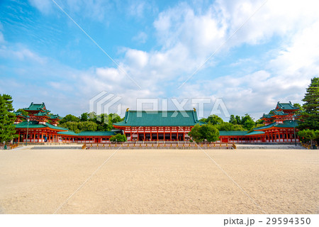 京都 平安神宮の大極殿 京都 平安神宮の大極殿 29594350