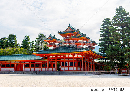 京都 平安神宮の蒼龍楼 京都 平安神宮の蒼龍楼 29594684