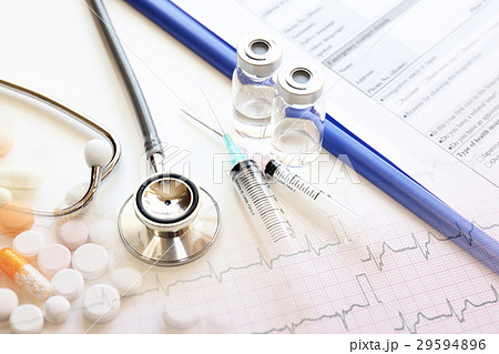 医療イメージ 心電図 医療イメージ 心電図 29594896