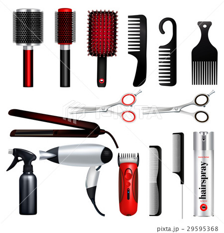 Hairdresser Big Icon Set Hairdresser Big Icon Set 29595368