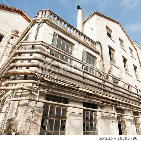 Old factory and pipes 29595790