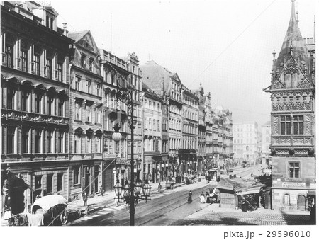 Facades of old historic tenements on Rynek Market Facades of old historic tenements on Rynek Market 29596010