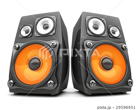 Two audio column. Sound symbol 29596931