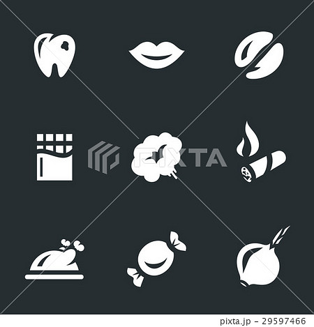 Vector Set of Caries Icons. Vector Set of Caries Icons. 29597466