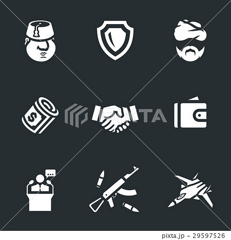 Vector Set of Turkey Icons. 29597526