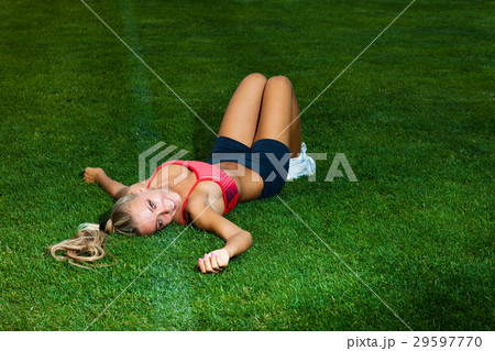 Sporty woman Sporty woman 29597770