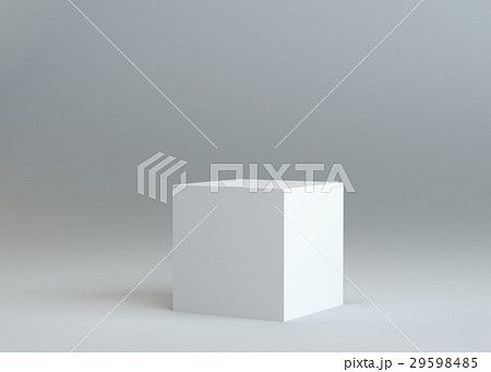 White empty box on gray background White empty box on gray background 29598485