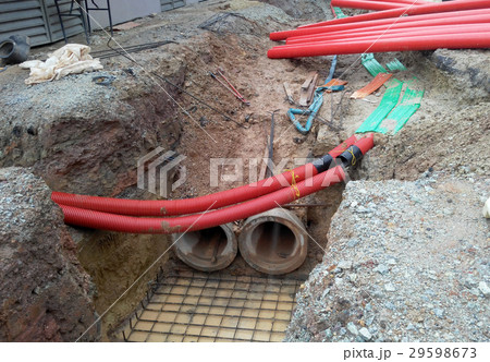 Underground utility and services pipe 29598673