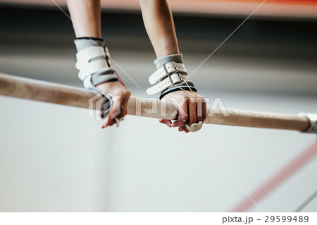 hands grips athletes female gymnast 29599489