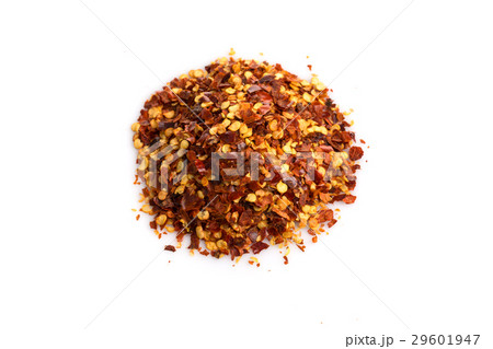 Pile of a crushed red pepper 29601947