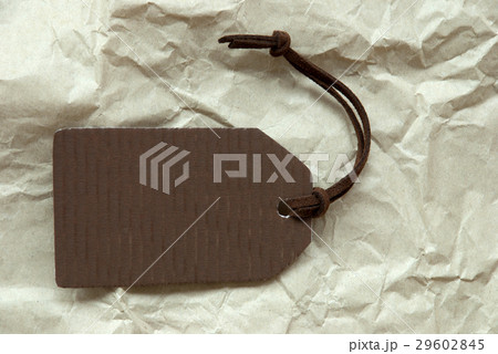 Brown Label With Copy Space Paper Background Brown Label With Copy Space Paper Background 29602845