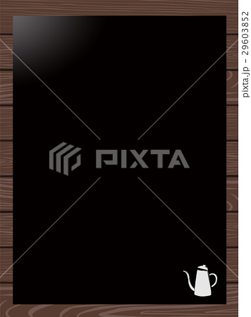 カフェ メニューボード イラストのイラスト素材 29603852 Pixta