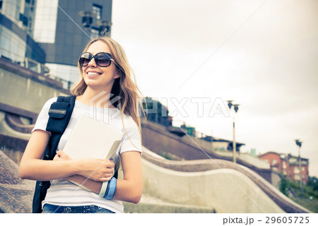 Student with tablet pc Student with tablet pc 29605725