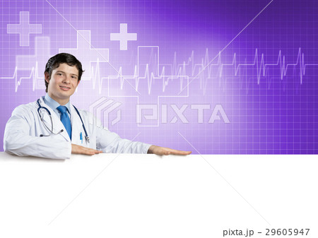Doctor with banner 29605947