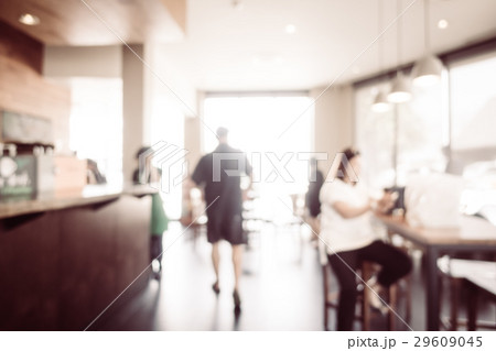 Abstract blur coffee shop and restaurant 29609045