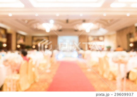 Abstract blur wedding hall Abstract blur wedding hall 29609937