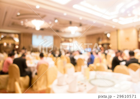 Abstract blur wedding hall 29610571