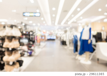 Abstract blur shopping mall and retail store 29611365